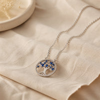 Tree of Life Sapphire Necklace