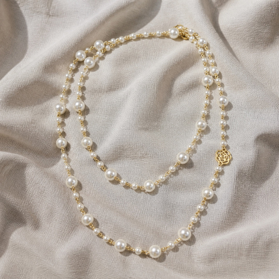 Majestic White Pearl Necklace