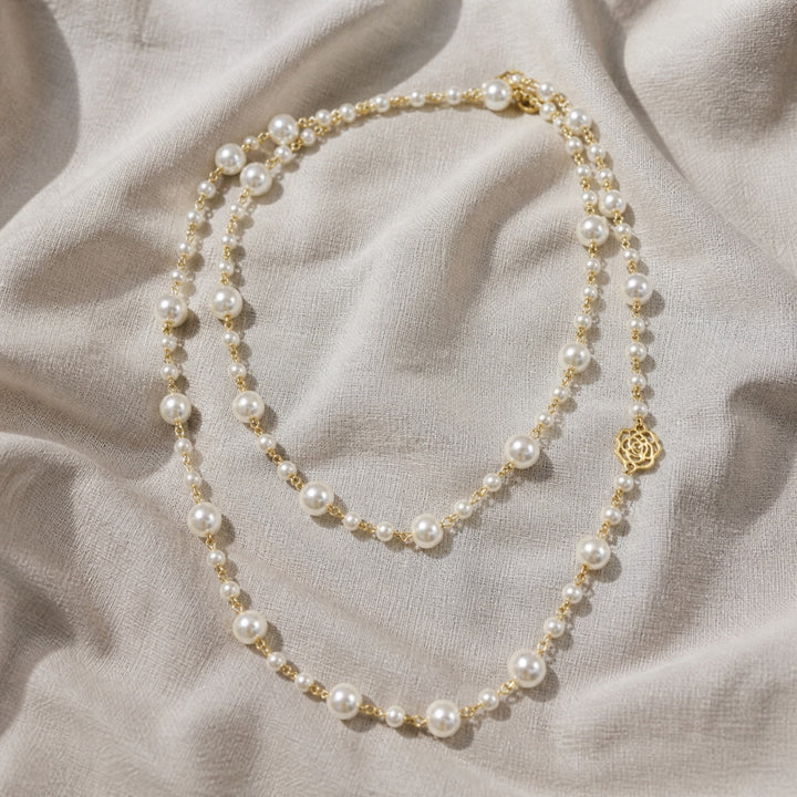 Majestic White Pearl Necklace