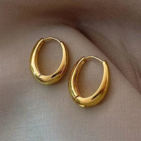 Classic Golden Hoop Earrings