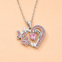 Graceful Heart Charm Necklace