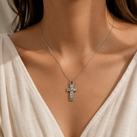 Vintage Bohemian Cross Necklace