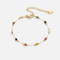 Serene Balance Coloured Gemstone Bracelet