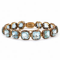 Azure Wave Gold Bracelet