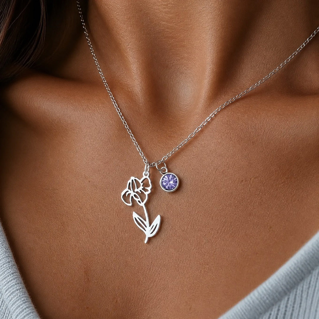Personalised Botanical Pendant Necklace