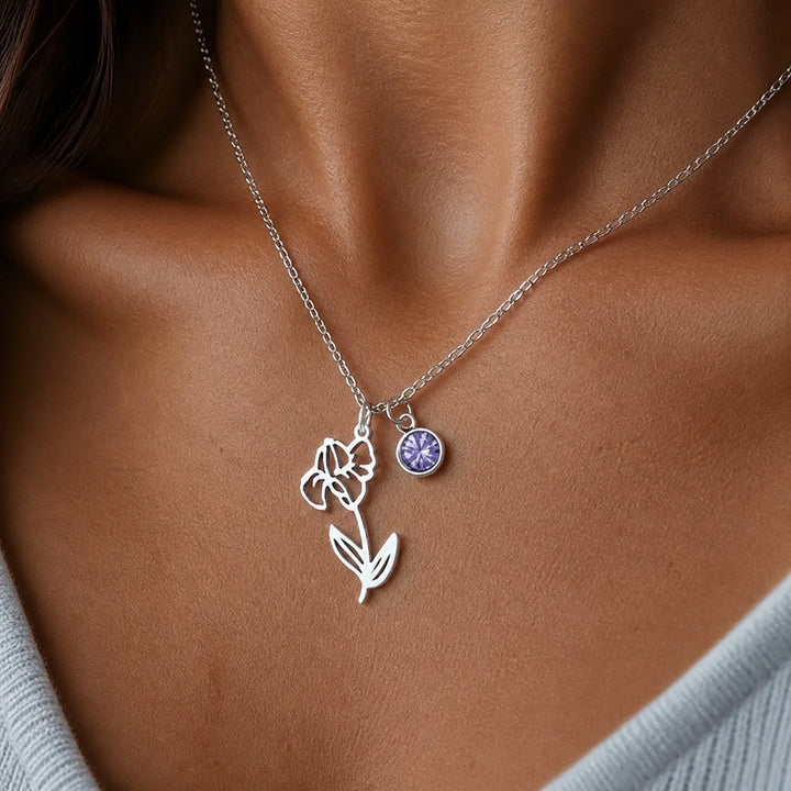 Personalised Botanical Pendant Necklace