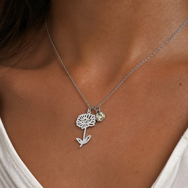 Personalised Botanical Pendant Necklace
