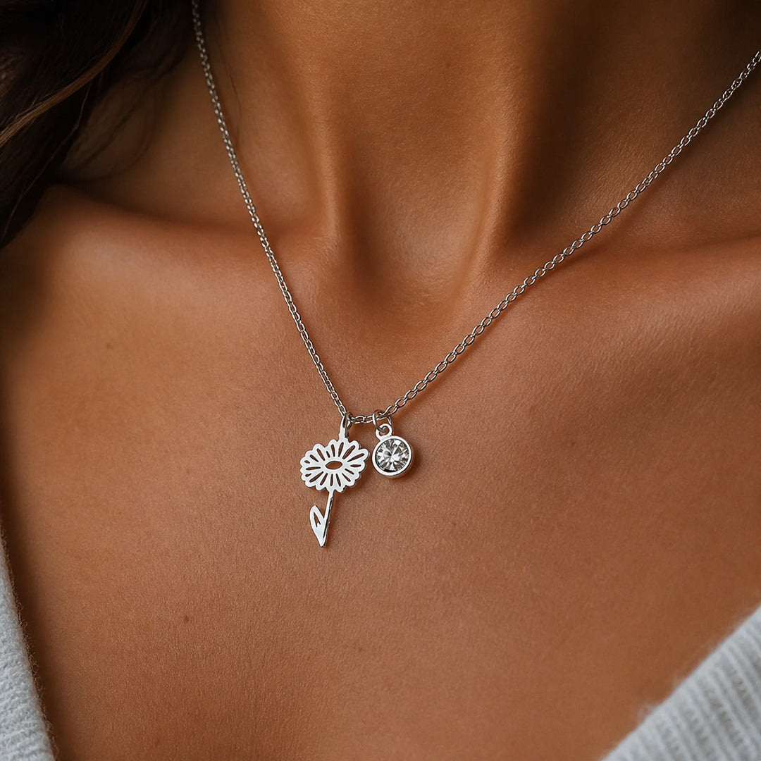 Personalised Botanical Pendant Necklace