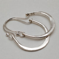 Minimal Silver Hoop Earrings