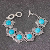 Braided Enamel Silver Bracelet
